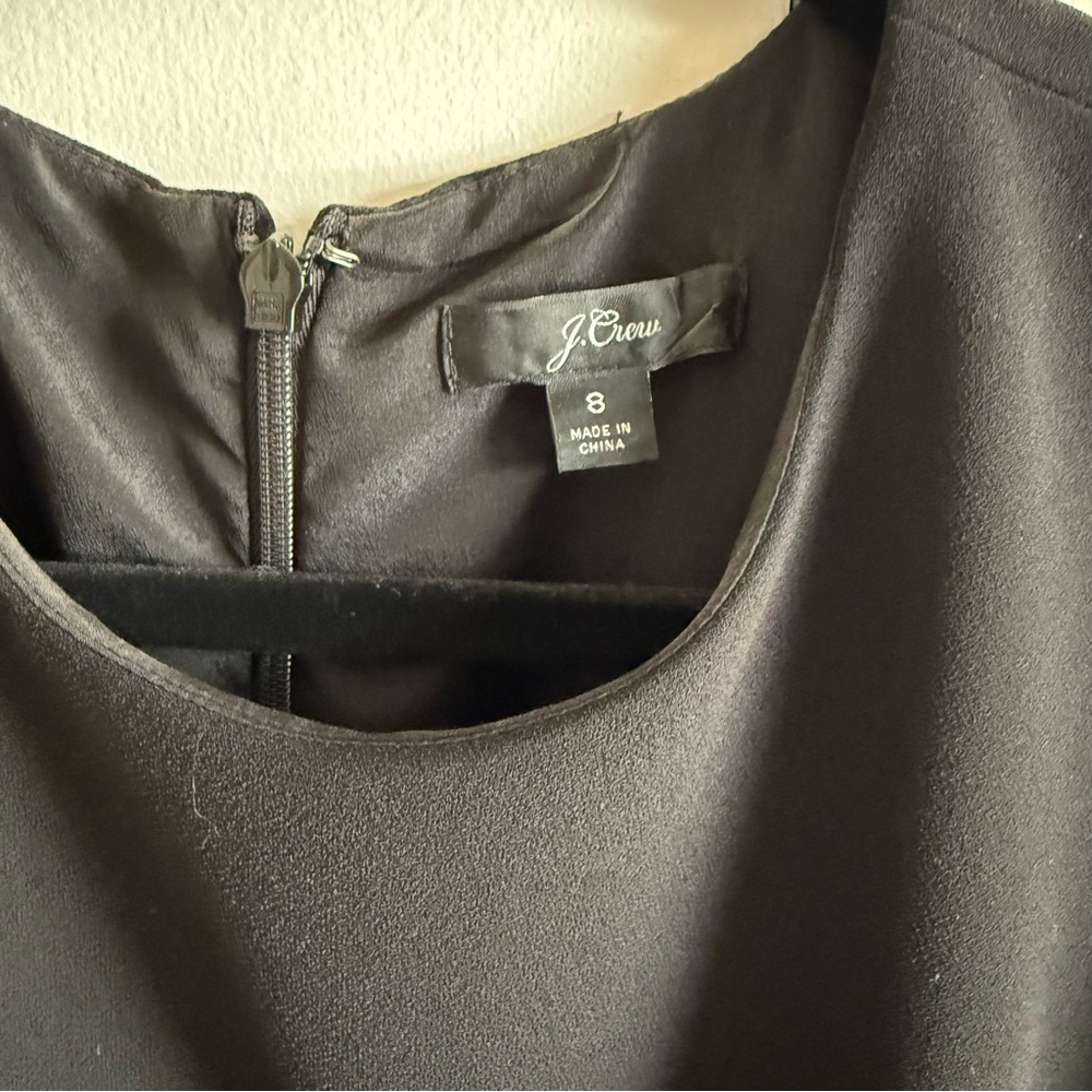 J Crew Black Dress Size 8 - Picture 2 of 10